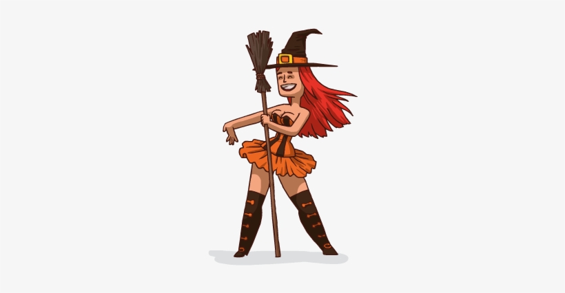 Sexy Halloween Stickers Messages Sticker-11 - Costume, transparent png