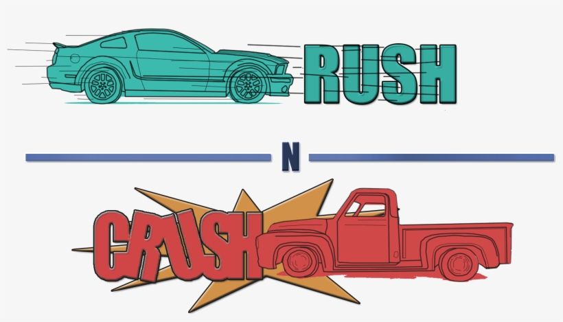 Rush And Crush Logo - Logo, transparent png