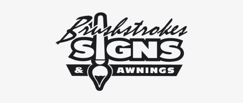 Brushstrokes Signs & Awnings - House Painter And Decorator, transparent png