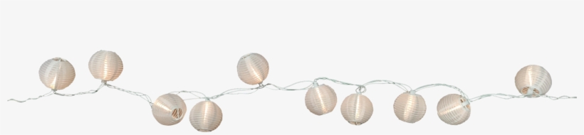 White Nylon String Paper Lanterns - String Paper Lanterns Png, transparent png