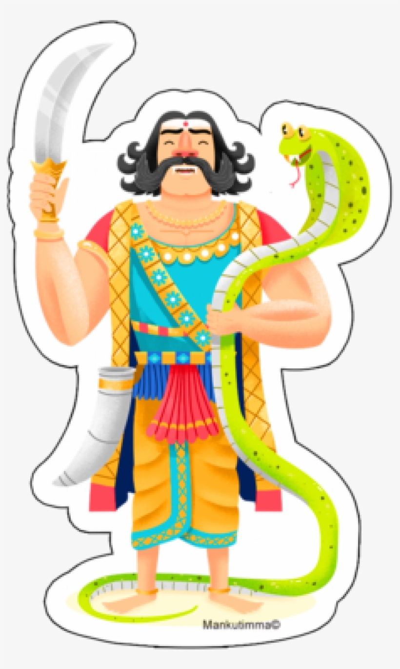 Mahishasura Fridge Magnet - Refrigerator Magnet, transparent png