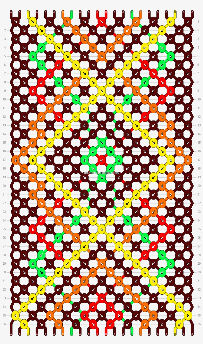 Download Preview - Fishbone Friendship Bracelet Pattern, transparent png