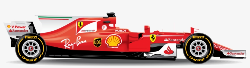 2nd Place - Coche De Formula Uno Ferrari, transparent png