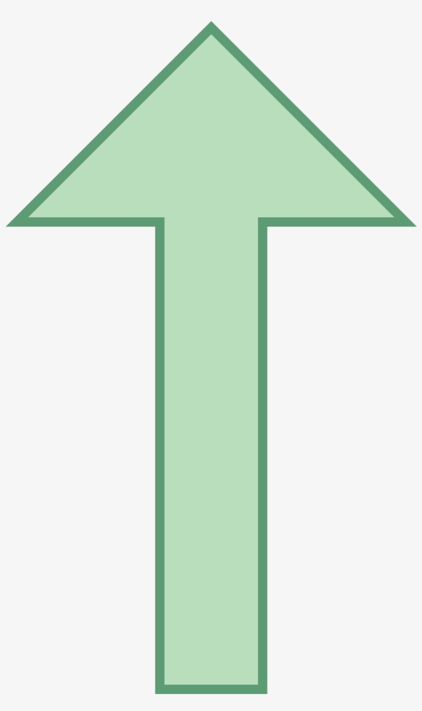 Arrow Up Is Made Of 3 Lines The Main Line Starting - Icon, transparent png