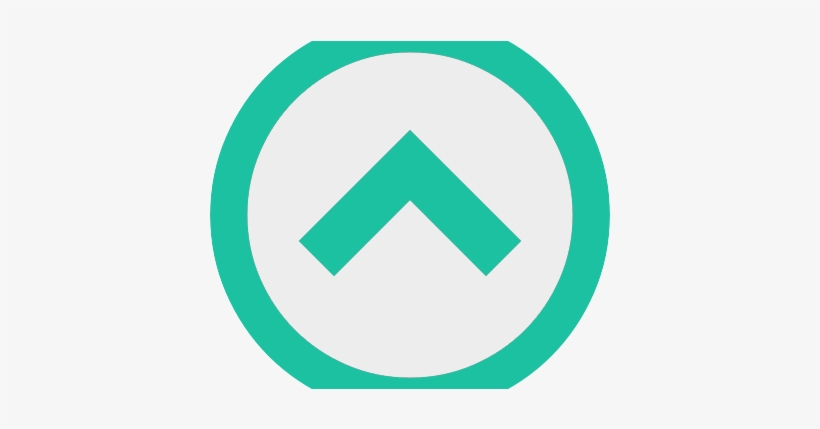 Arrow Up - Circle, transparent png