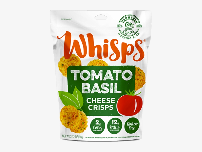 Tomato Basil Whisps - Whisps Parmesan Cheese Crisps, transparent png