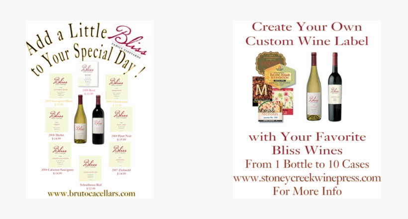 Custom Wine Labels - Wine Bottle, transparent png
