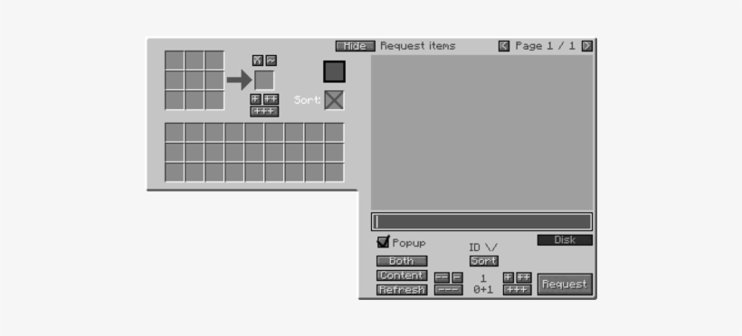 Gui[edit] - Logistics Request Table, transparent png
