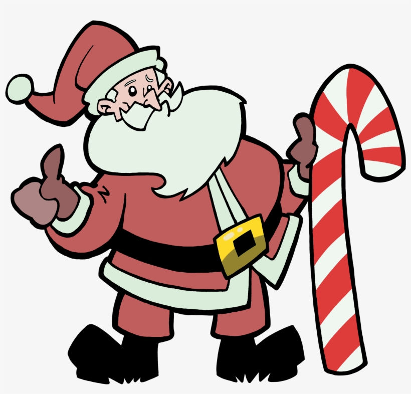 Santa - Cartoon, transparent png