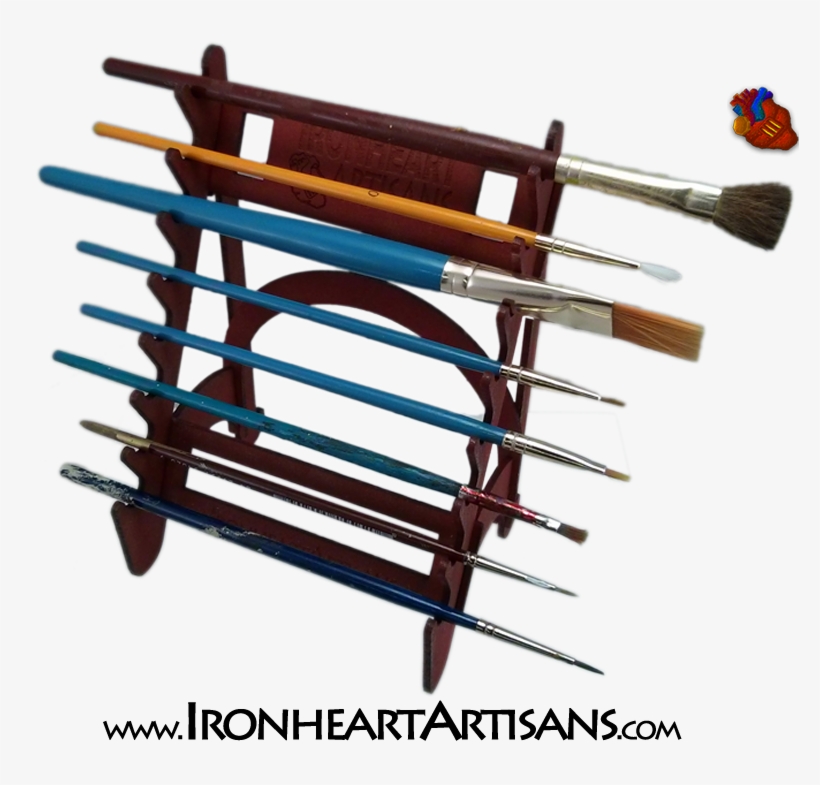 Paint Brush Rack - Miniature Painting Brush Stand, transparent png