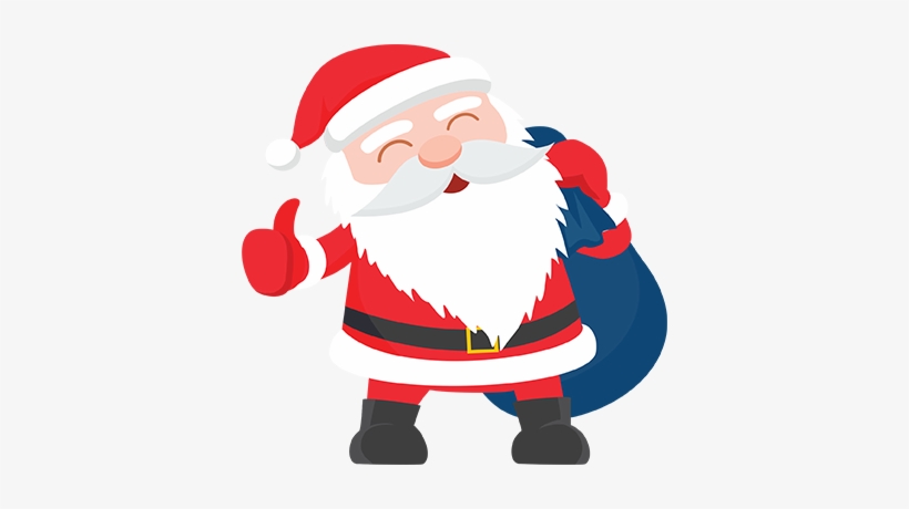 Santa - Christmas Santa Modern Png, transparent png