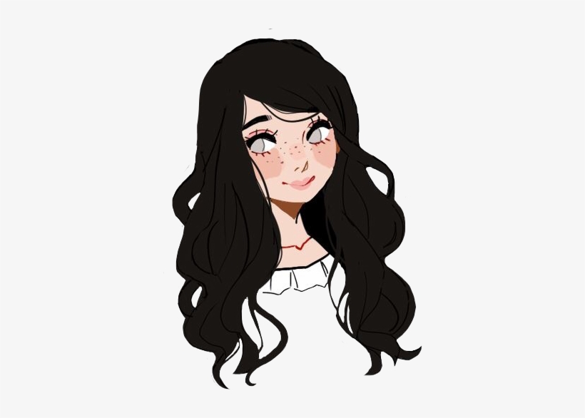 Report Abuse - Kawaii Anime Black Kawaii Girl, transparent png