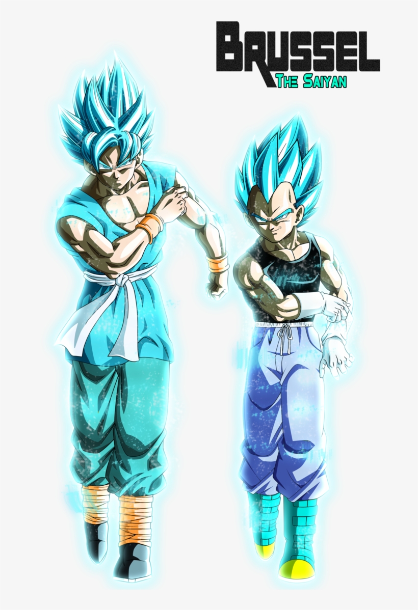 Super Saiyan Blue Goku And Vegeta End Of Z Edit By - Vegeta End Of Z, transparent png