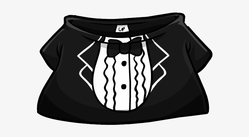Classy T-shirt Clothing Icon Id 4199 - Club Penguin Tuxedo Shirt, transparent png