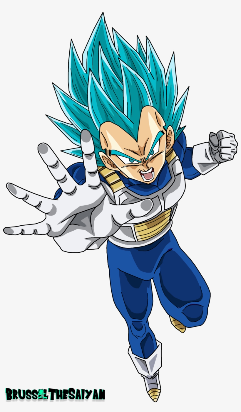 Super Saiyan Blue 2 Vegeta Alt Color By Brusselthesaiyan - Vegeta Ssj Blue 2, transparent png
