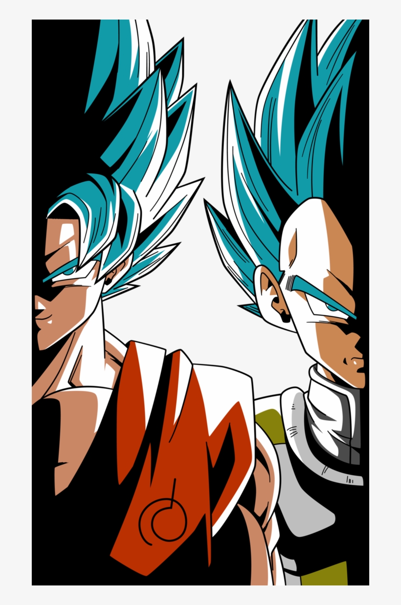 Super Saiyan Blue Goku And Vegeta Alt Palette - Ssb Goku And Vegeta, transparent png