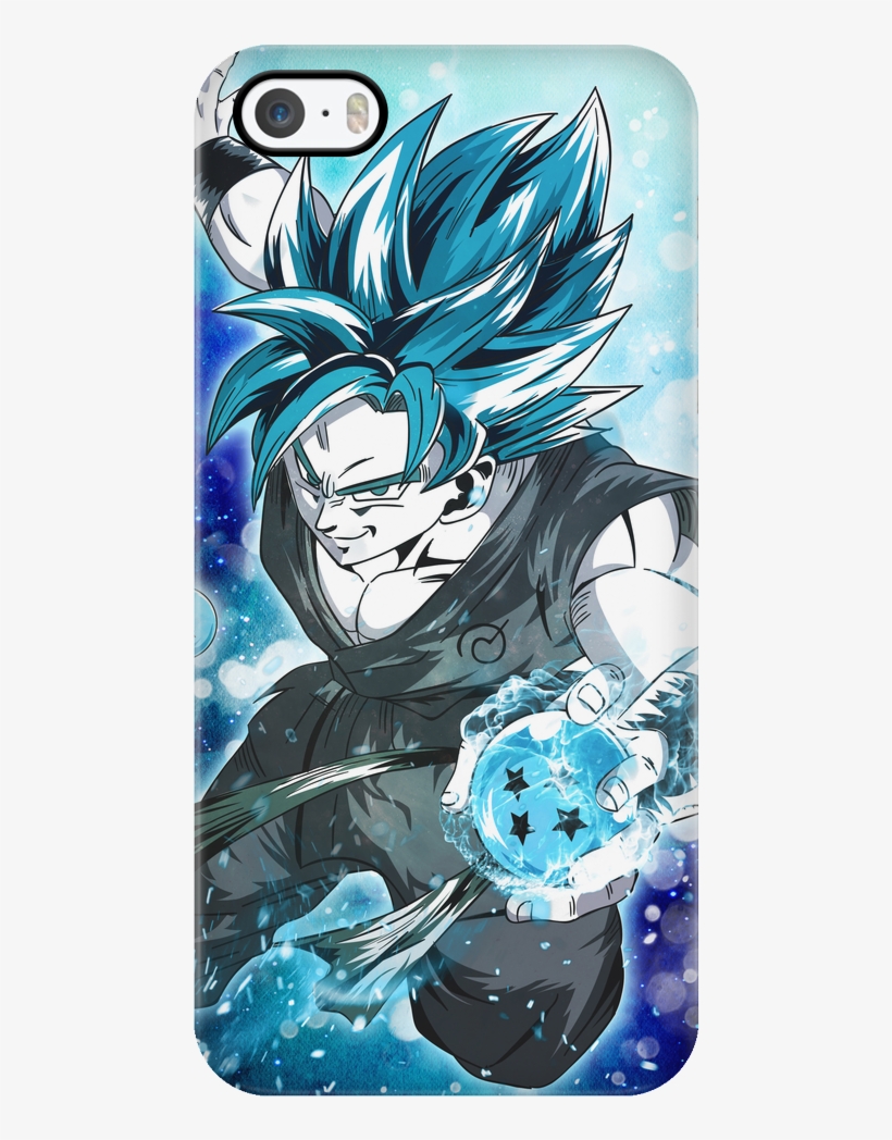 Goku Ssj Blue With Dragon Balls - Goku Ssj Blue, transparent png