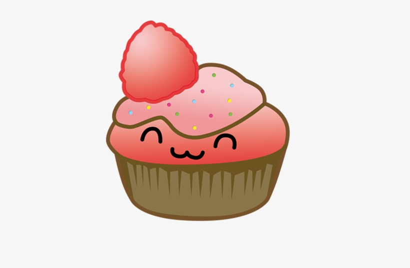 Kawaii Cupcake, transparent png