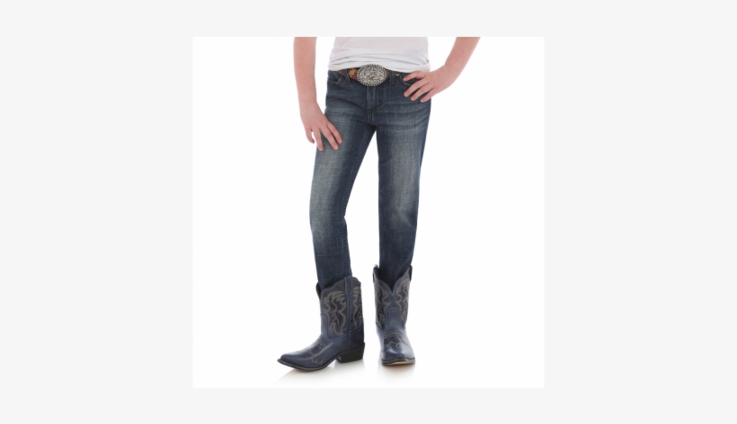 Wrangler® Girls' Dark Blue Skinny Jeans - Jeans, transparent png