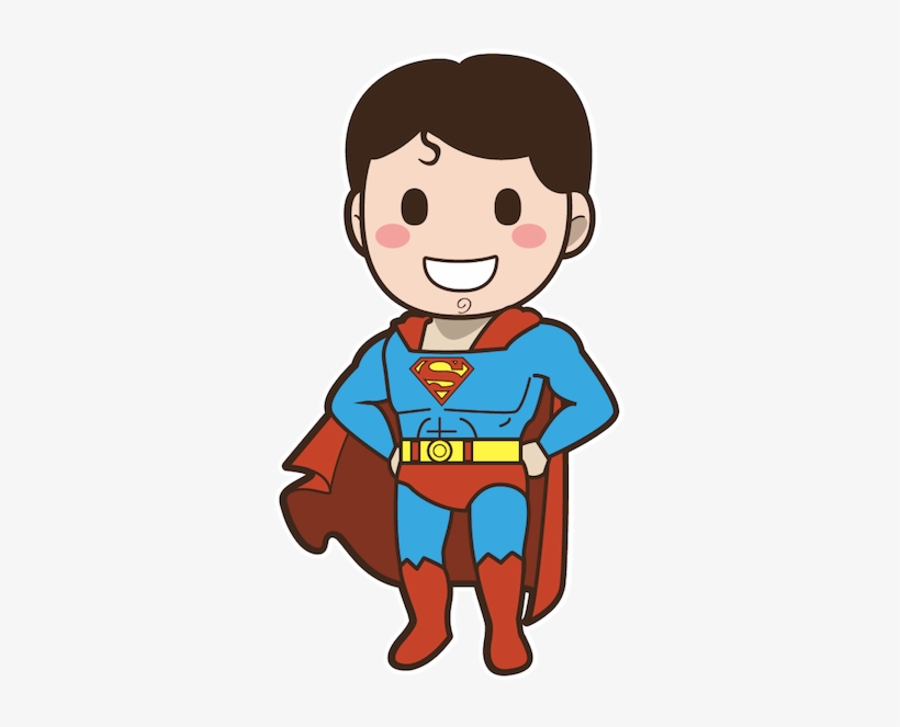 Free Superman Logo Clip Art - 超人 Q 版, transparent png