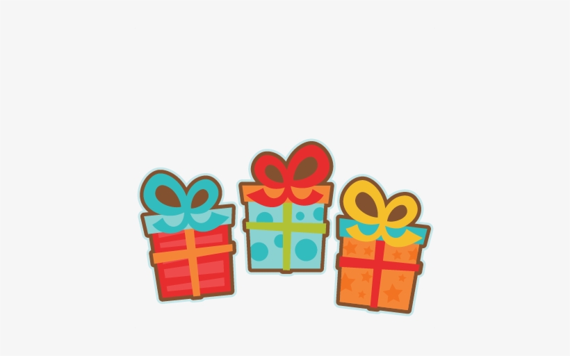Birthday Presents Svg Scrapbook Cut File Cute Clipart - Clip Art, transparent png