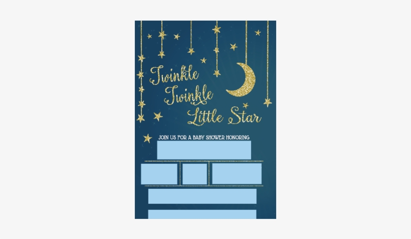 Error Message - Baby Shower Moon And Stars Invite, transparent png