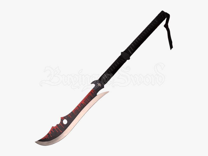 Blood Drip Fantasy Short Sword - Knife Long Handle Short Blade, transparent png