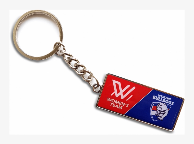 Western Bulldogs Aflw Logo Keyring - Western Bulldogs Aflw Stubby Holder, transparent png
