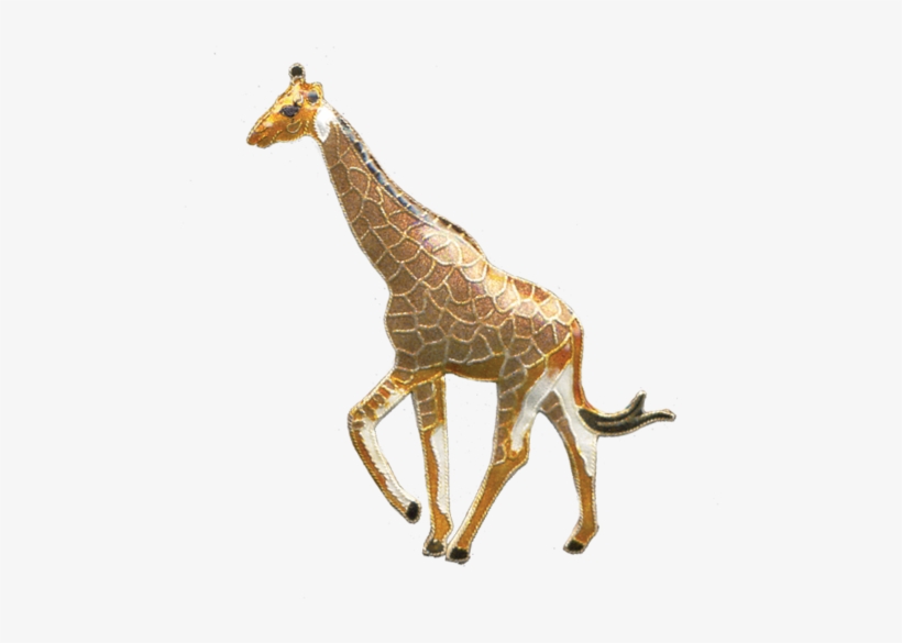 Pin Giraffe Enamel - Cloisonné, transparent png