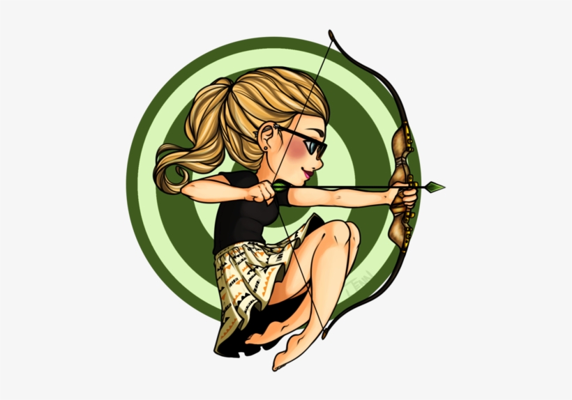 Emily Bett Rickards Images Felicity, Where's My Bow - Stickers Tumblr Green Arrow, transparent png
