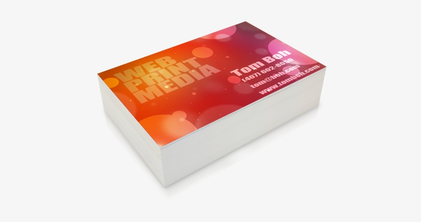 Round Corners Business Cards - Die Cutting, transparent png