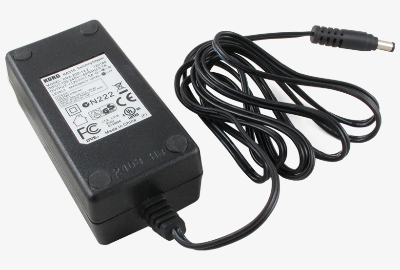 Korg, 12v, 1500ma, Center Positive Image - Korg 12v/500ma Adapter For X50/micro X/r3/mr100, transparent png