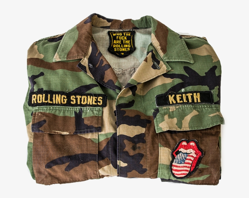 Rolling Stones Camo Jacket By Madeworn - Tahoe University, transparent png