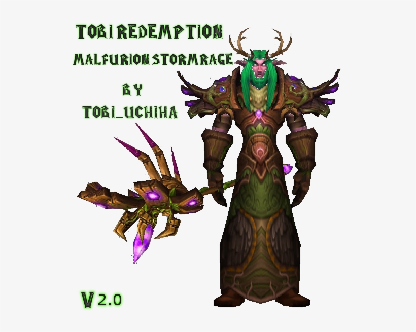 Imagen Del Modelo - Malfurion Wow Modelo Antiguo, transparent png