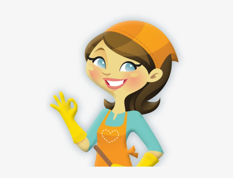 What Attributes Does A Fantastic Cleaning Supplies - Cleaning Lady Clip Art, transparent png