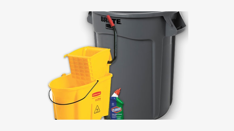 Janitorial-500x382 - Rubbermaid Mop Bucket, transparent png