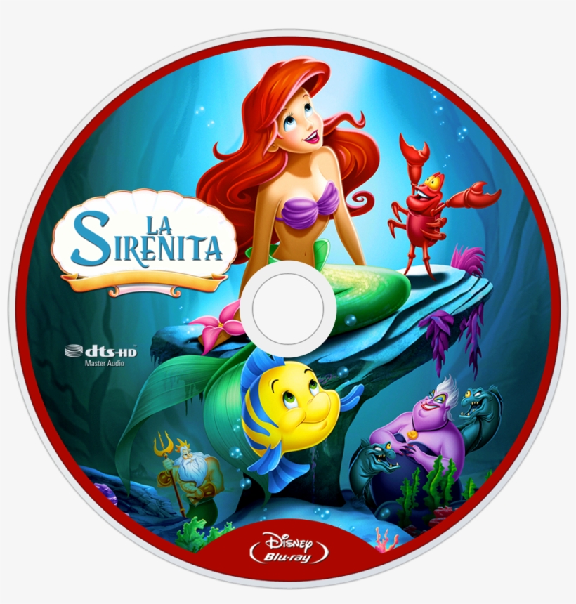 The Little Mermaid Bluray Disc Image - Little Mermaid [diamond Edition], transparent png