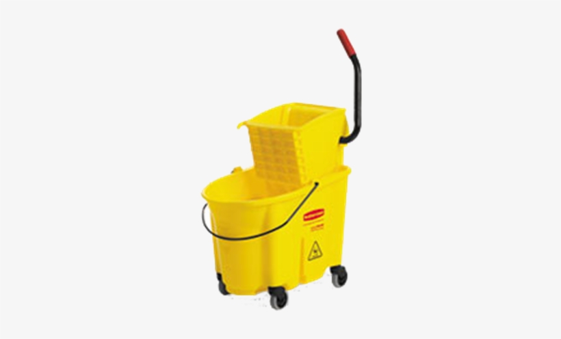 Cleaning Tools - Rubbermaid Mop Bucket, transparent png