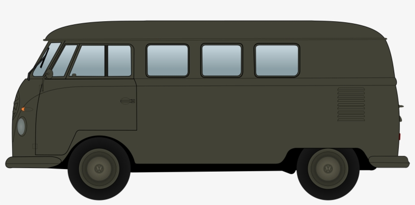 Open - 1960 Vw 23 Vector, transparent png