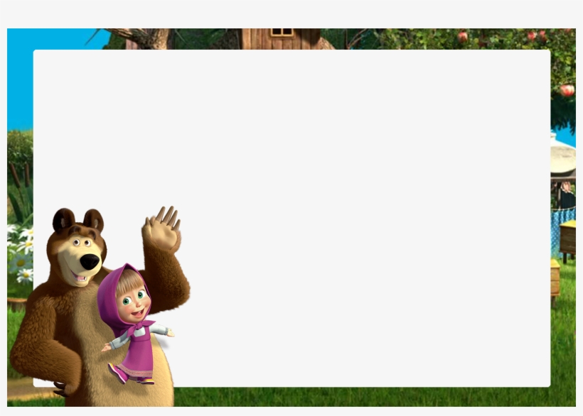 Mas Como Me Foi Solicitado, Ai Vai Um Convite Da Pequena - Cife Creative Torre Masha And The Bear, transparent png