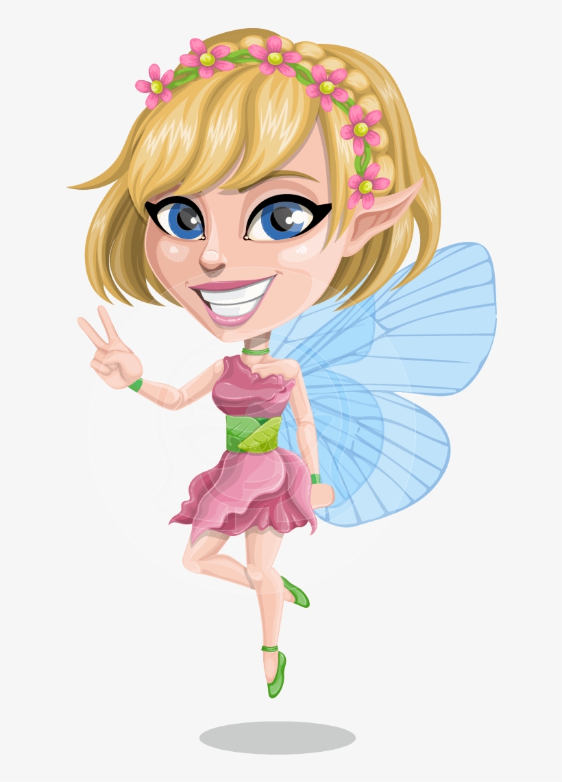 Tally The Playful Fairy - Cartoon, transparent png