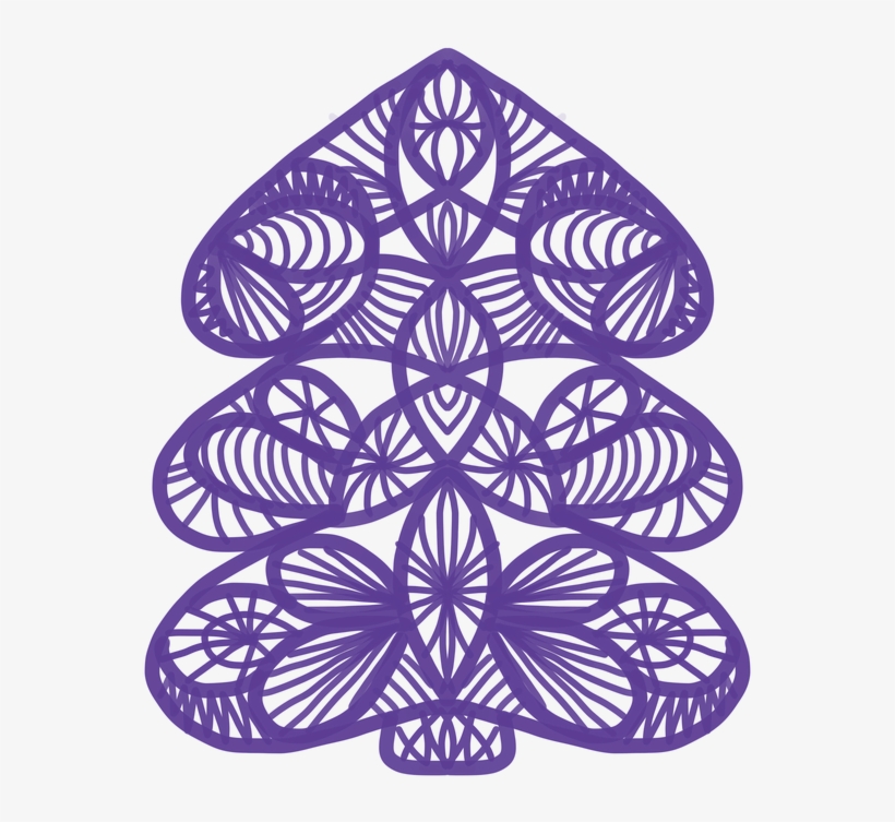 Christmas Tree, Bauble, Lace, Openwork, Holidays - Spitze-weihnachtsbaum-u. Marmorpapier-teller 8 Papierteller, transparent png