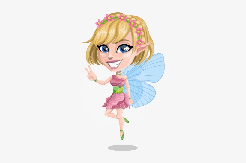 Tally The Playful Fairy - Cartoon, transparent png