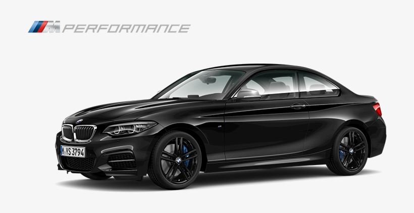 Bmw M240i Coupé - Bmw 2 Series 2016 Black, transparent png