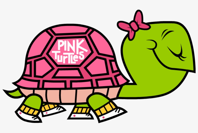 Photo - Pink And Green Turtle, transparent png