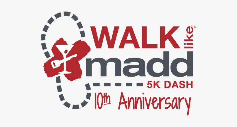Greyred Dash 10th Anniv Logo-png - Walk Like Madd Ventura, transparent png