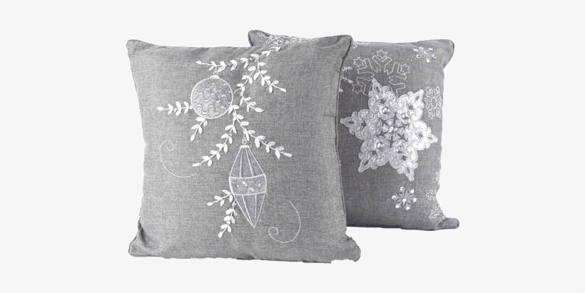 Snowflake Pillows, Celebrations Christmas Store - Christmas Day, transparent png
