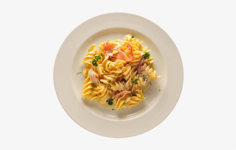 An Image Of Gran Fusili Formaggi E Crudo Pasta Dish - Pasta, transparent png