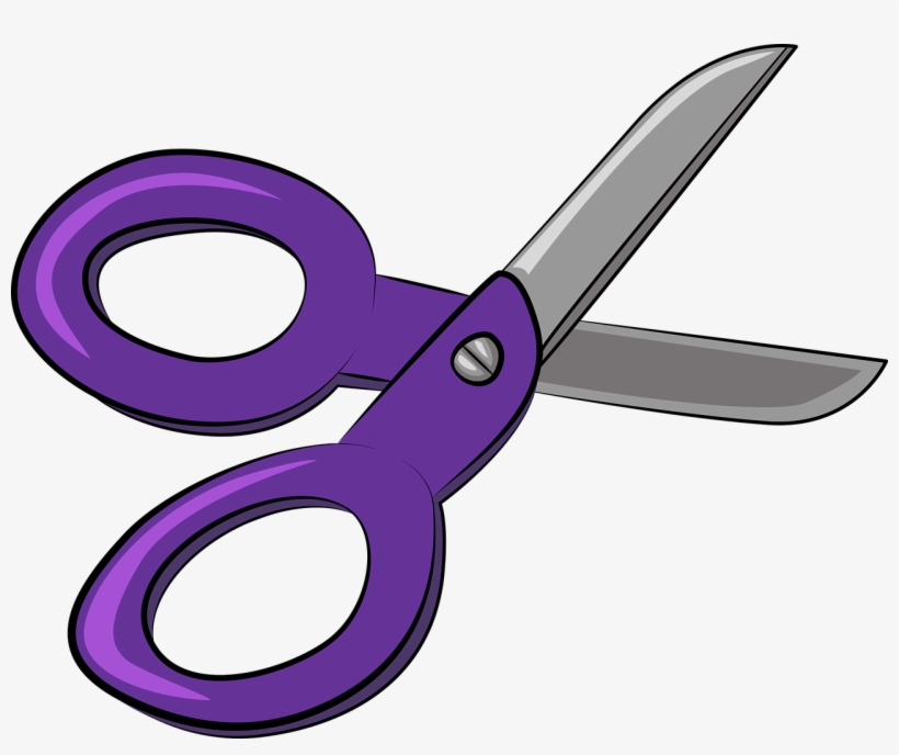 Purple Clipart Scissors - Scissor Clipart - 1280x1013 PNG Download - PNGkit
