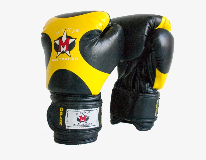 Kids Boxing Gloves Yellow - Boxing, transparent png